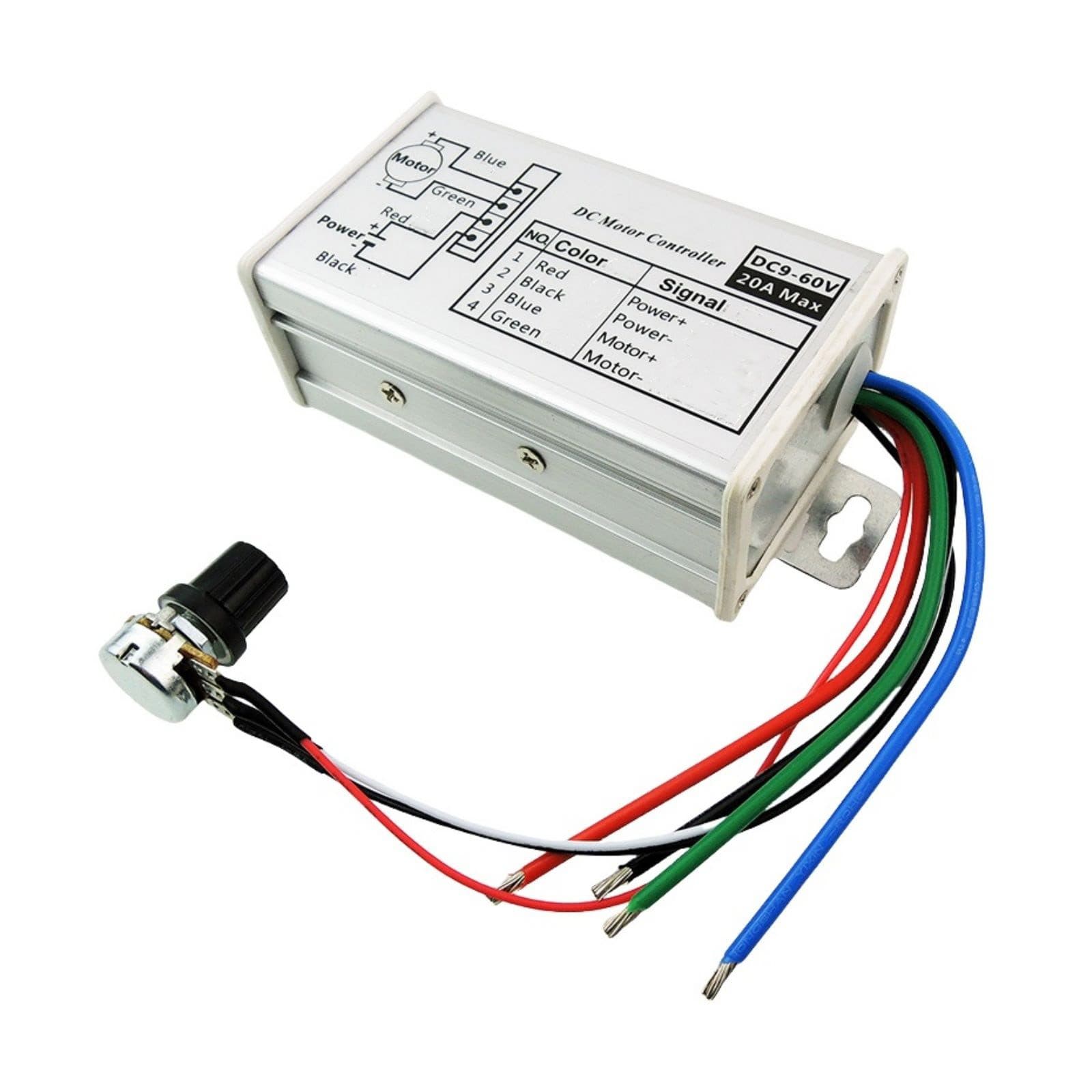 1 x DC Motor Speed Controller providing good heat dissipation performance 6