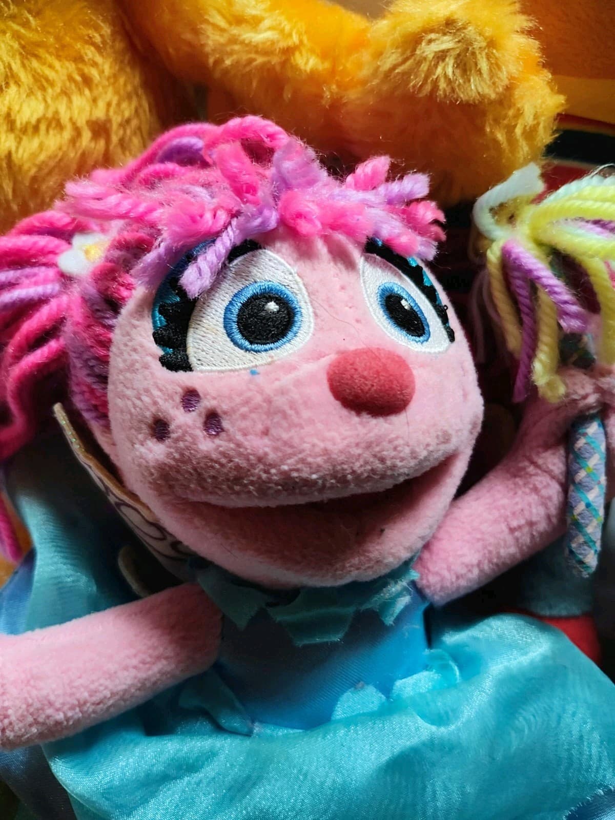 Vintage Lot Sesame Street Plush: Super Grover Elmo Zoe Big Bird Cookie Monster 3