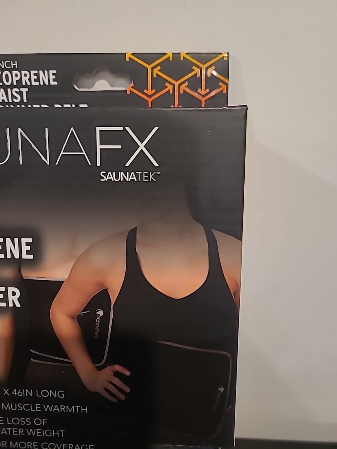 SaunaFX 10" Neoprene Waist Trimmer Belt-NWT-antimicrobial/maintain muscle warmth 3