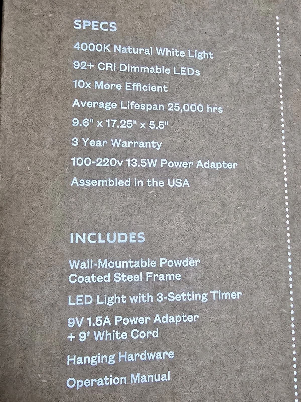 Set Of 2- Portrait Grow frame Modern Sprout Matte White  9.6" x 17.25" x 5.5 NEW 5