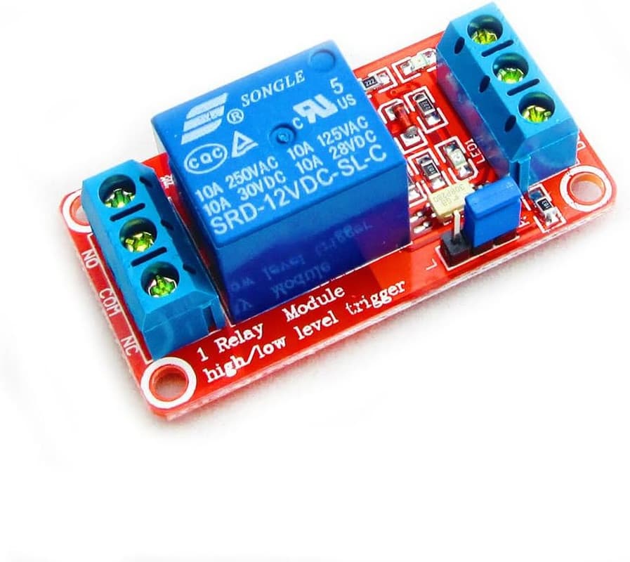 12V 1 Channel Module with Optocoupler Isolation High & Low Level Trigger Relay 6