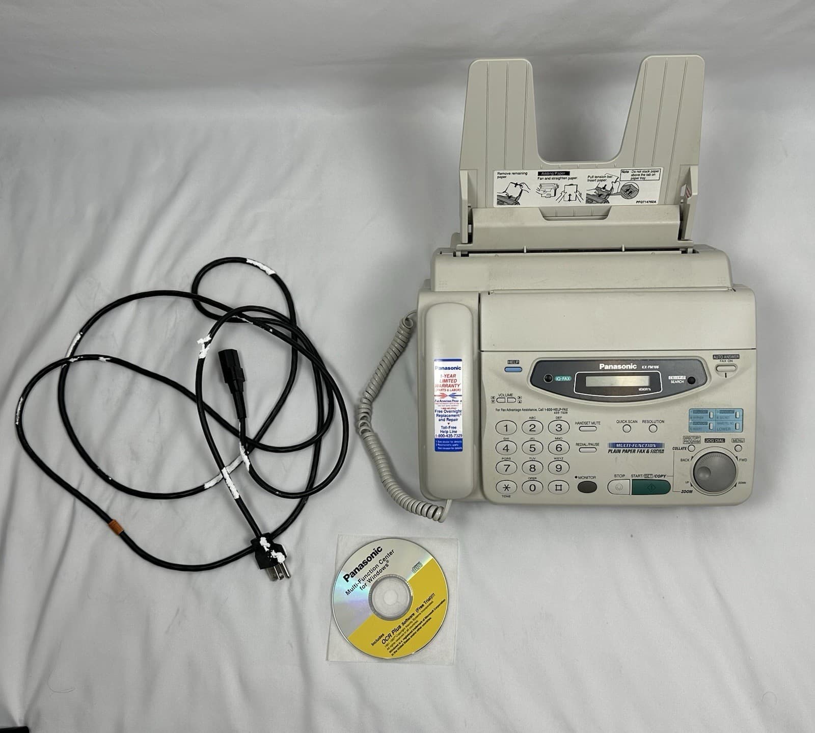 Panasonic KX-FM106 Fax Machine