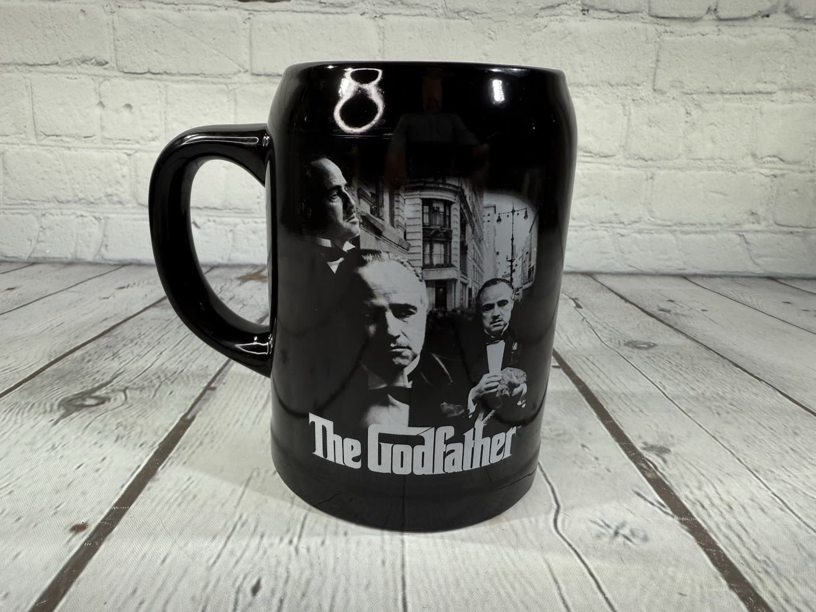 The Godfather Paramount Pictures 2012 Silver Buffalo Black Ceramic Mug Cup