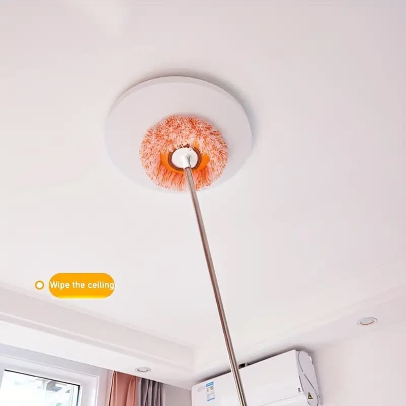 Ceiling Mop 59” Wet And Dry Dual-use Mop, Floor Wall Tile Window Cleaner Tool 3