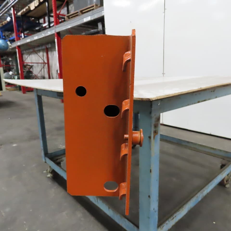 96" x 4" x 1-5/8" 40E Shaved Pin Pallet Racking Beam Shelf 5,015 lbs Lot/1 NEW 3