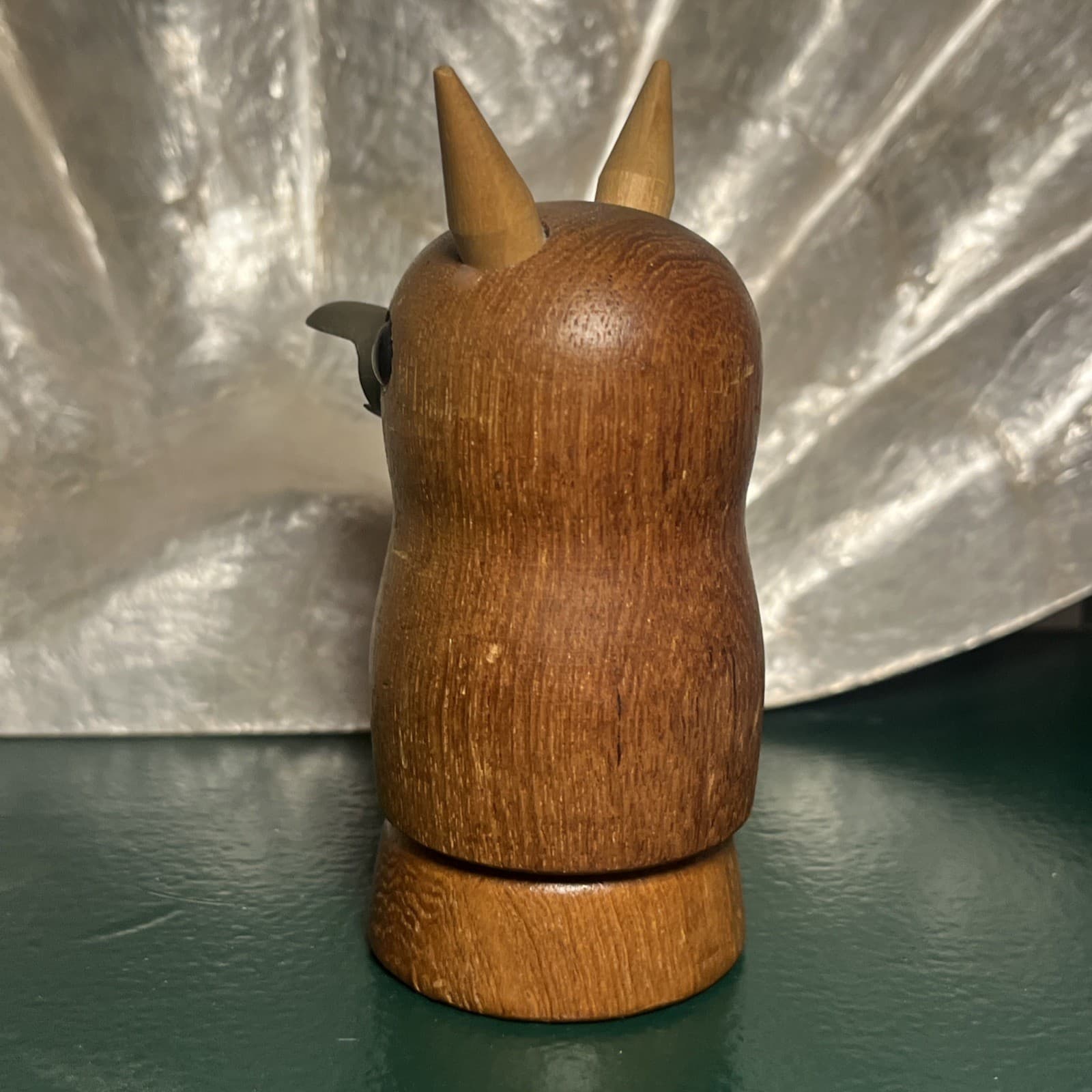 Made In Denmark VTG Teak Critter Corkscrew & Bottle Opener 4” MCM Danish Modern 4