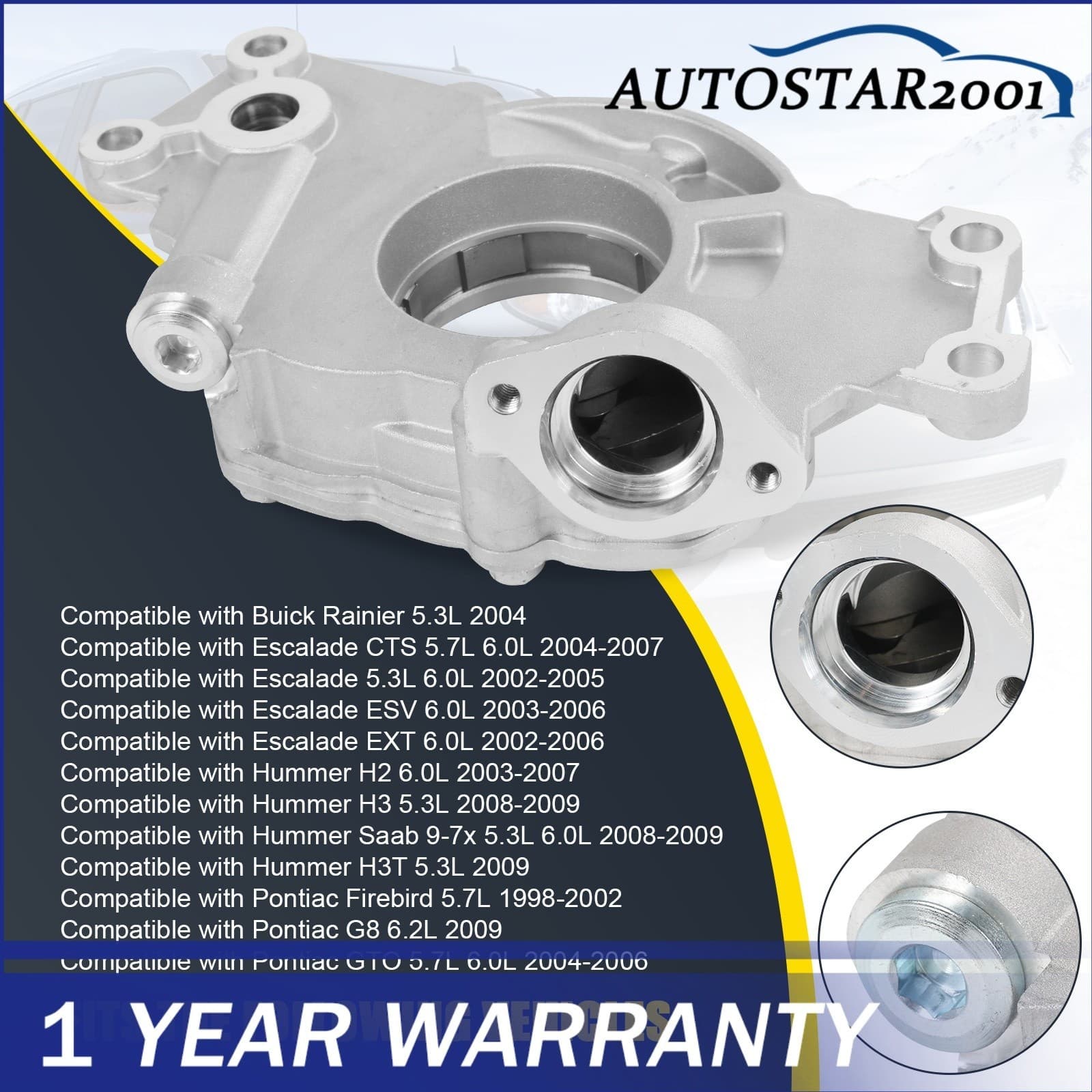 High Volume Melling Oil Pump Kit M295HV For 4.8L 5.3L 6.0L Silverado NEW 4