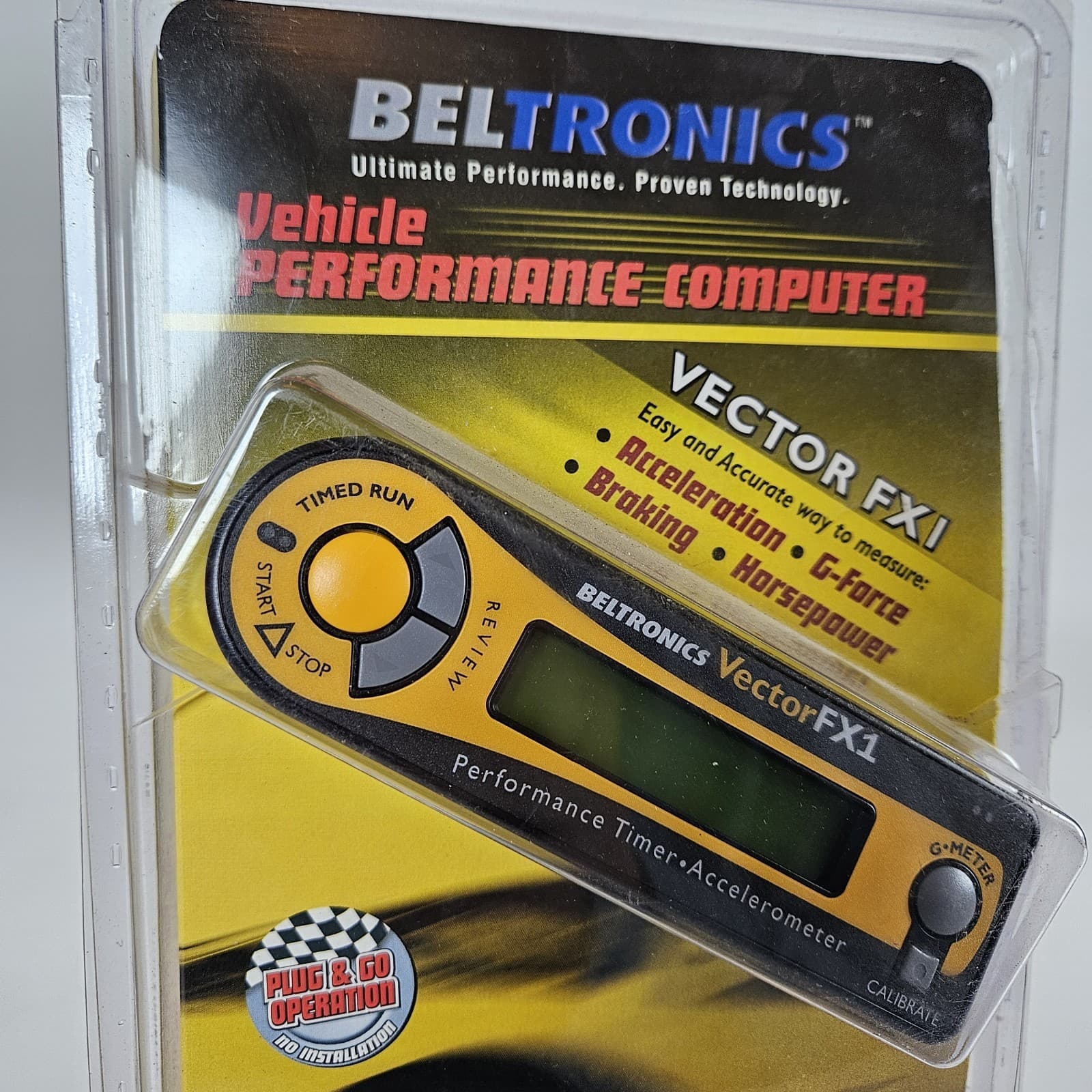 Beltronics Vector FX1 Performance Timer Accelerometer Open Box 3