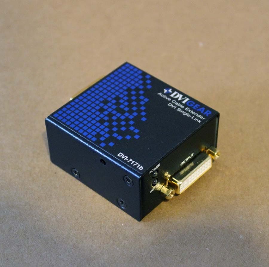 NEW DVIGEAR DVI-7171b DVI Single Link Active Cable Extender 4