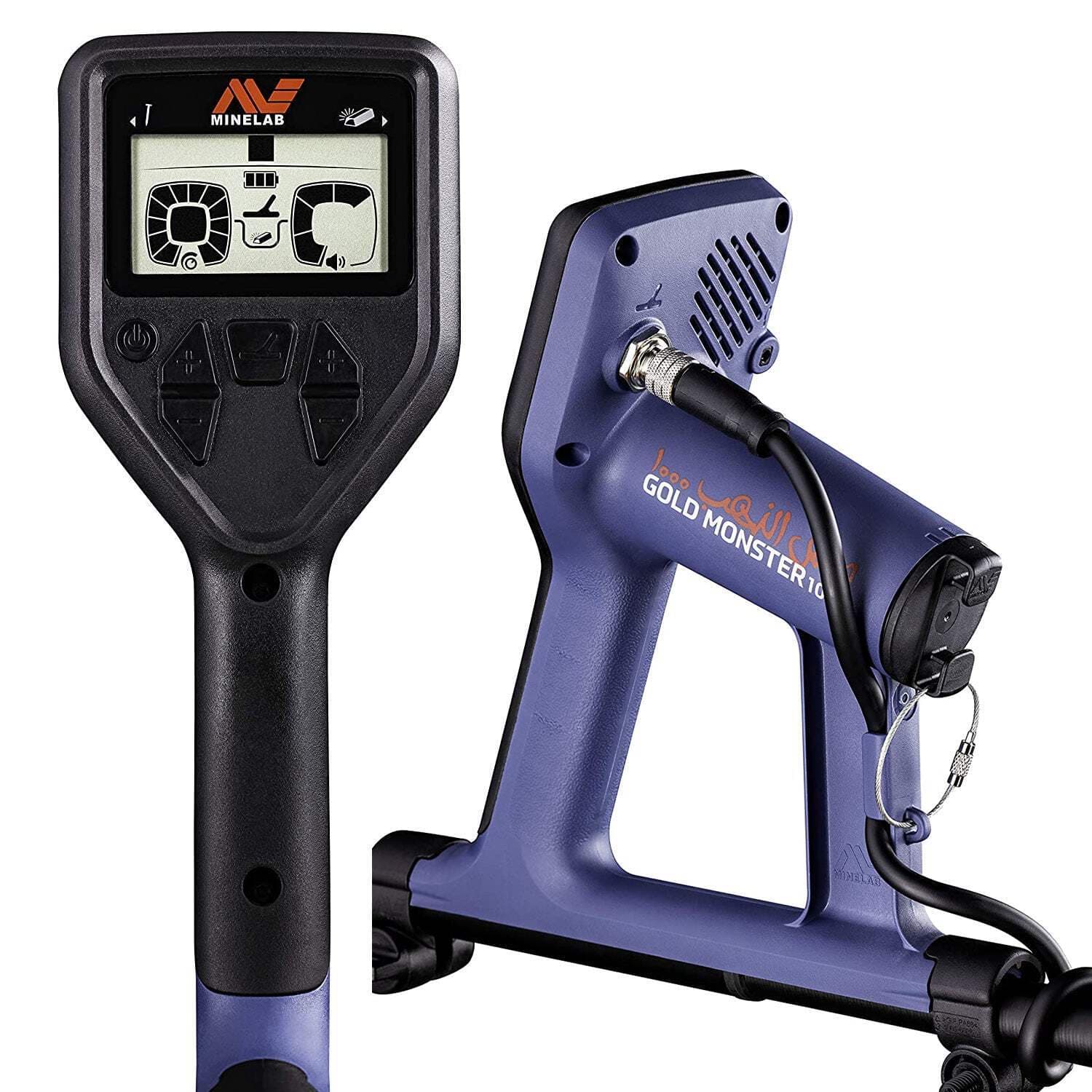 Minelab Gold Monster 1000 Prospecting Metal Detector with 5" Coil and Pro-Find 4 2