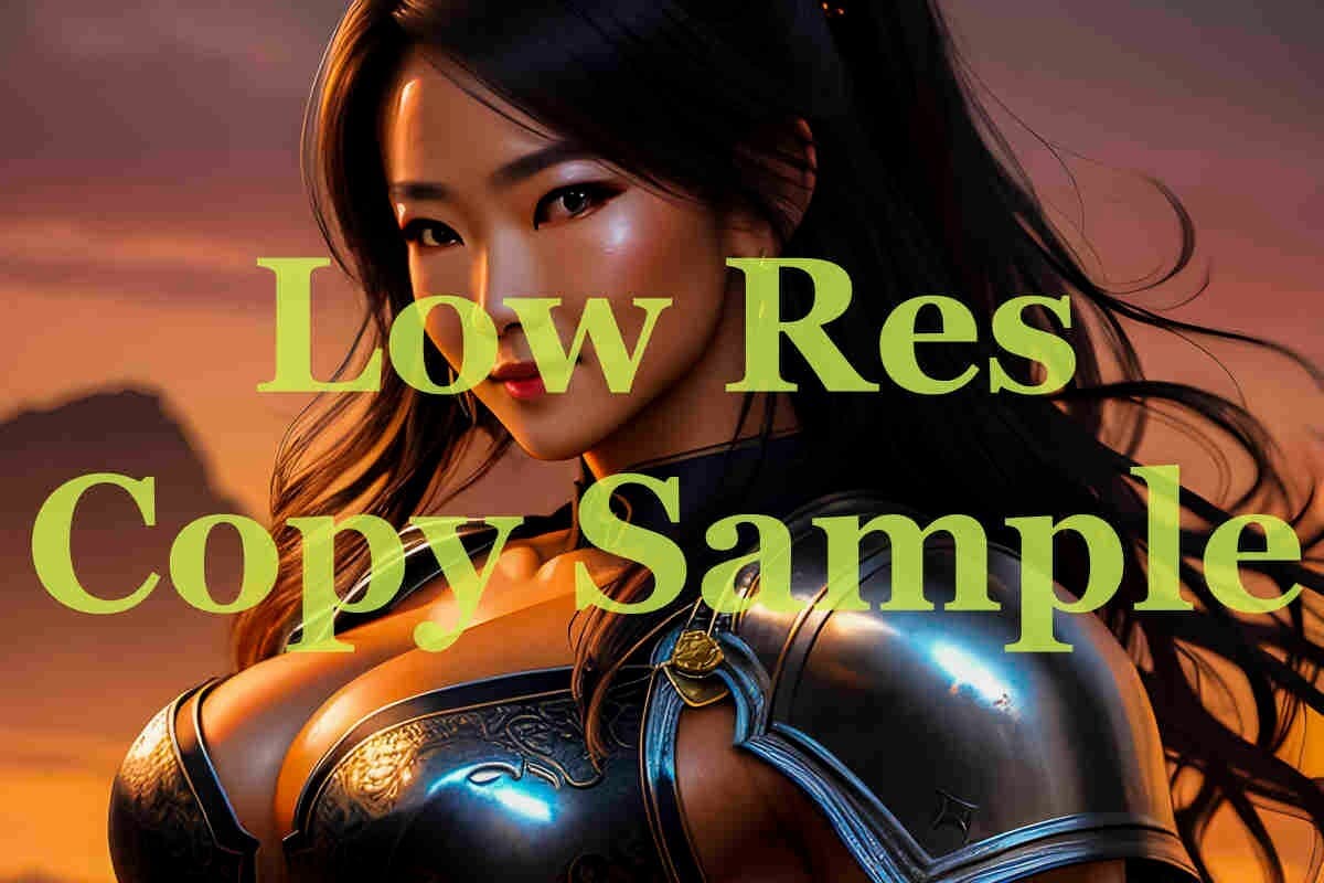 Amazon Women (AI Generated) posing -