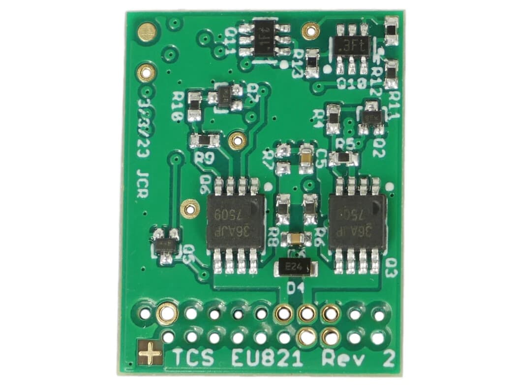 TCS ~ New 2025 ~ 21 Pin DCC Motor Decoder ~ 8 Function ~ EU821 MTC ~ 1674 3