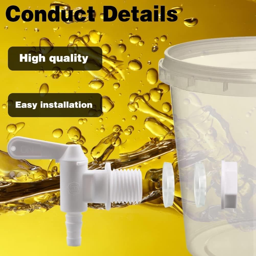 2 PACK Bottling Bucket Plastic Spigot, Replacement Spigot for Beer or White2  4