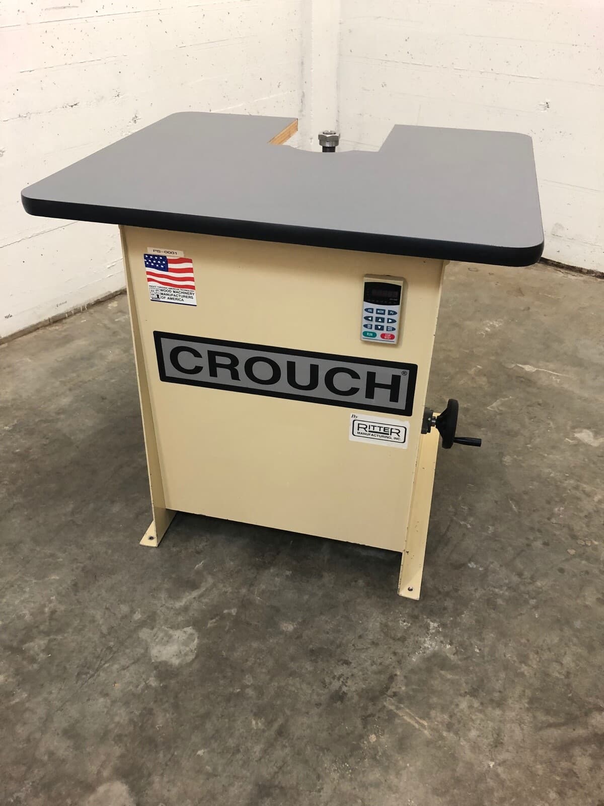 2003 RITTER / CROUCH CR CR354 PROFILE SANDER / INVERTER CONTROLLED VARIABLE SPD.