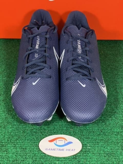 New Mens Nike Vapor Edge Speed 360 Low TD Football Cleats White Red Navy Blue 2