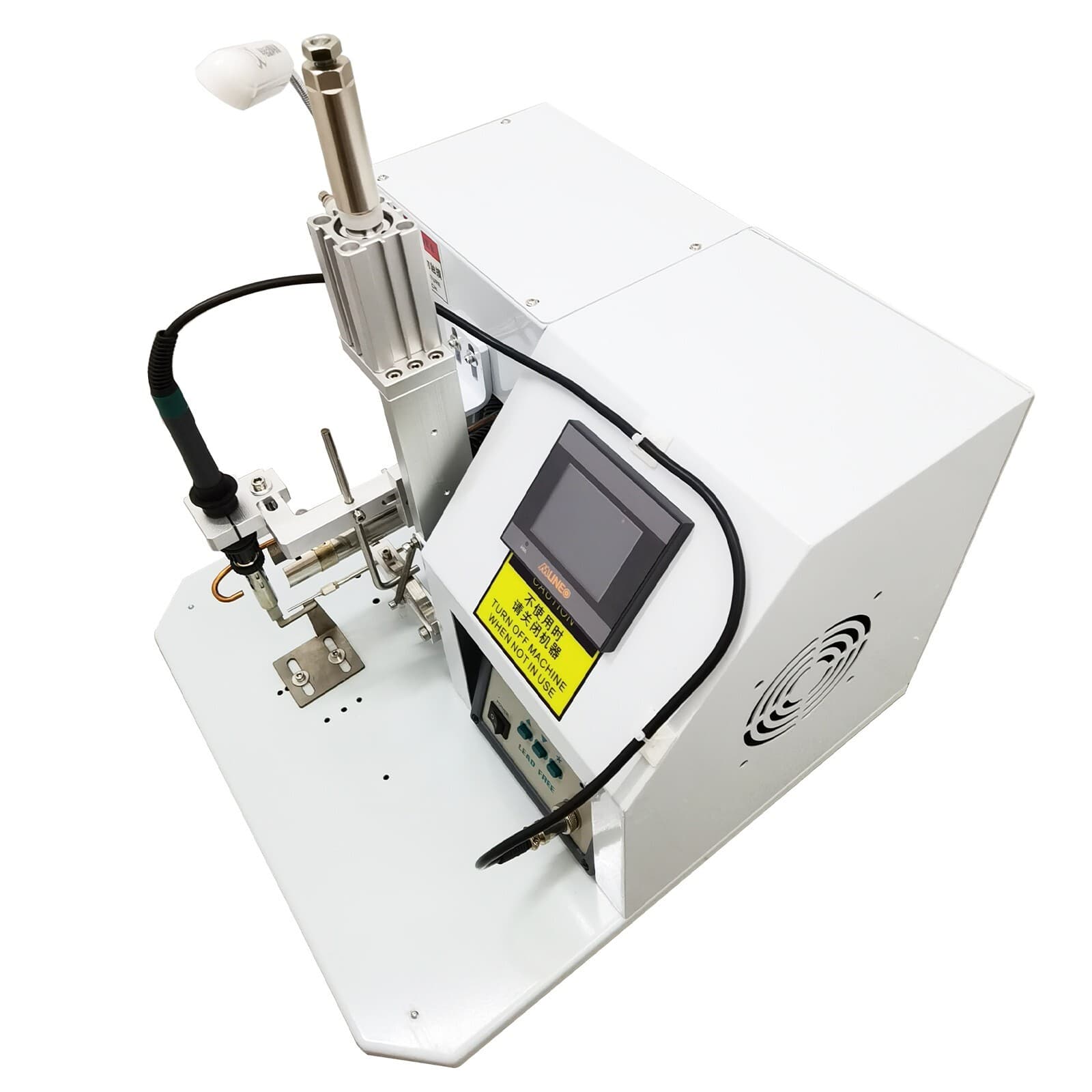 110V Intelligent Semi-automatic Pneumatic Pedal Control Soldering Machine 160W 4