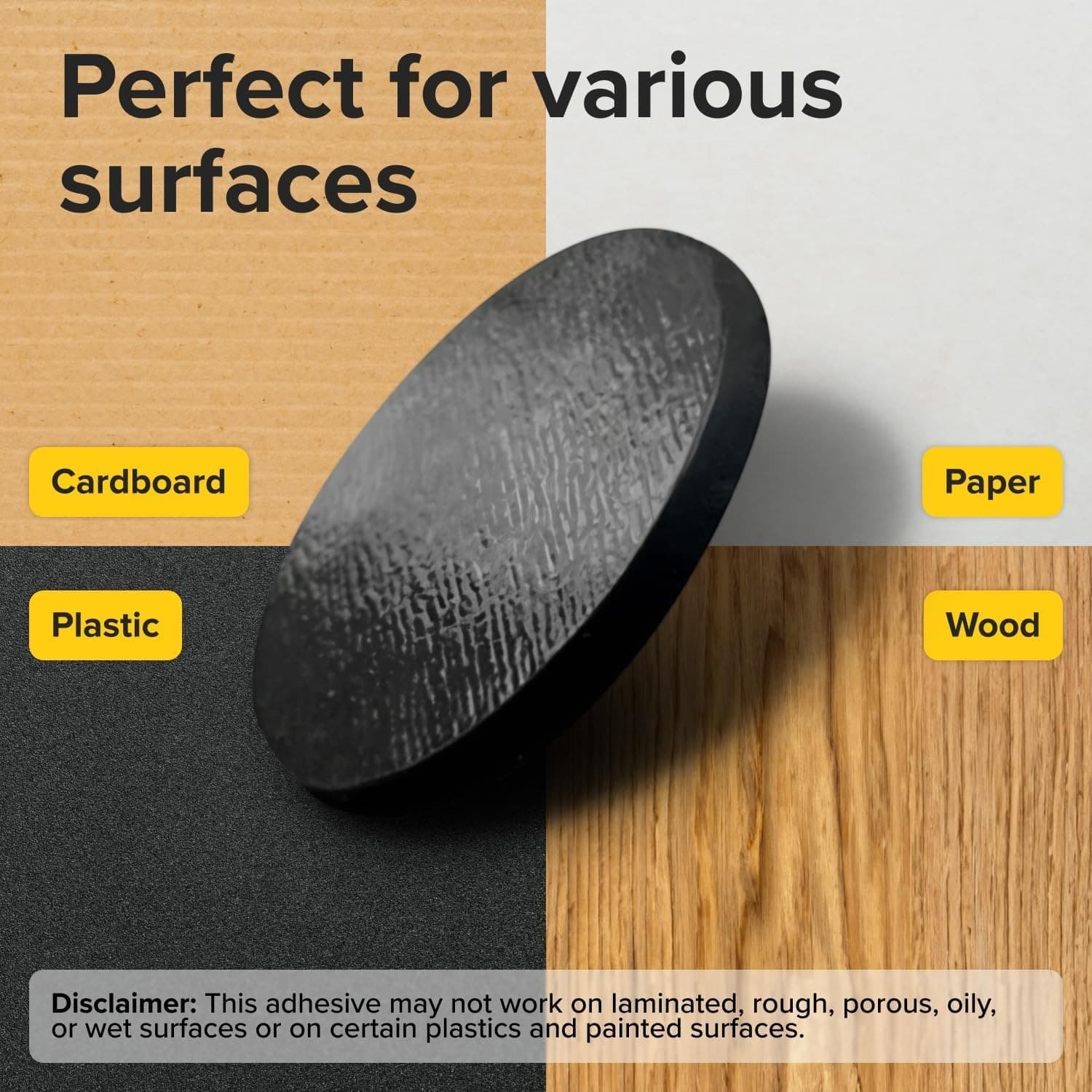 45pcs Round Adhesive Magnets, 0.8"x0.08" Magnetic Dots for Fridge & Whiteboard 5