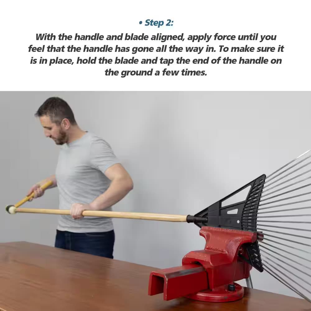 47 In. Tapered Rake Handle with 0.91 In. Diameter 6