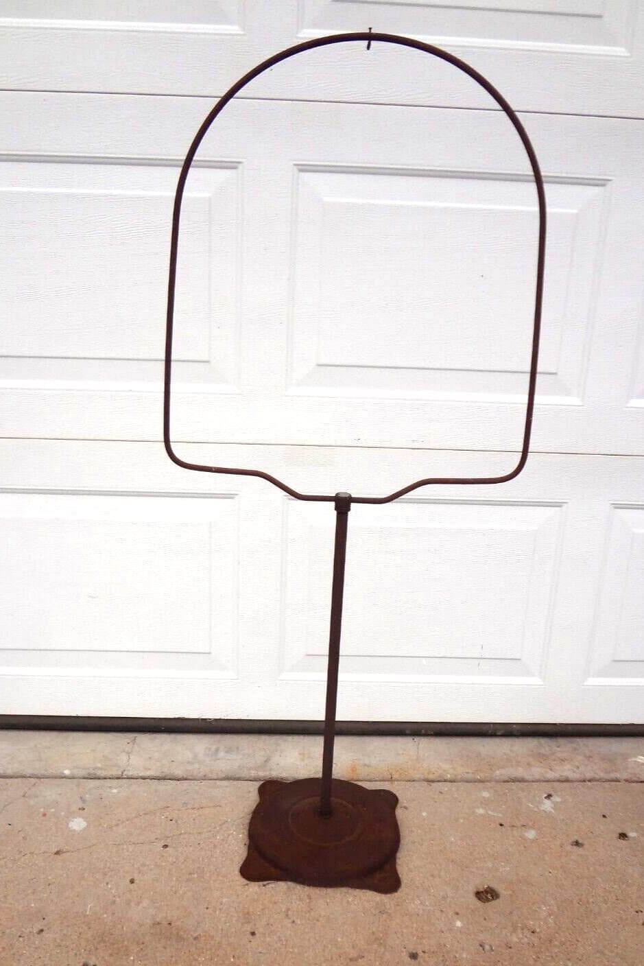 Vintage Antique Bird Cage Stand. Table Top / Short Stand