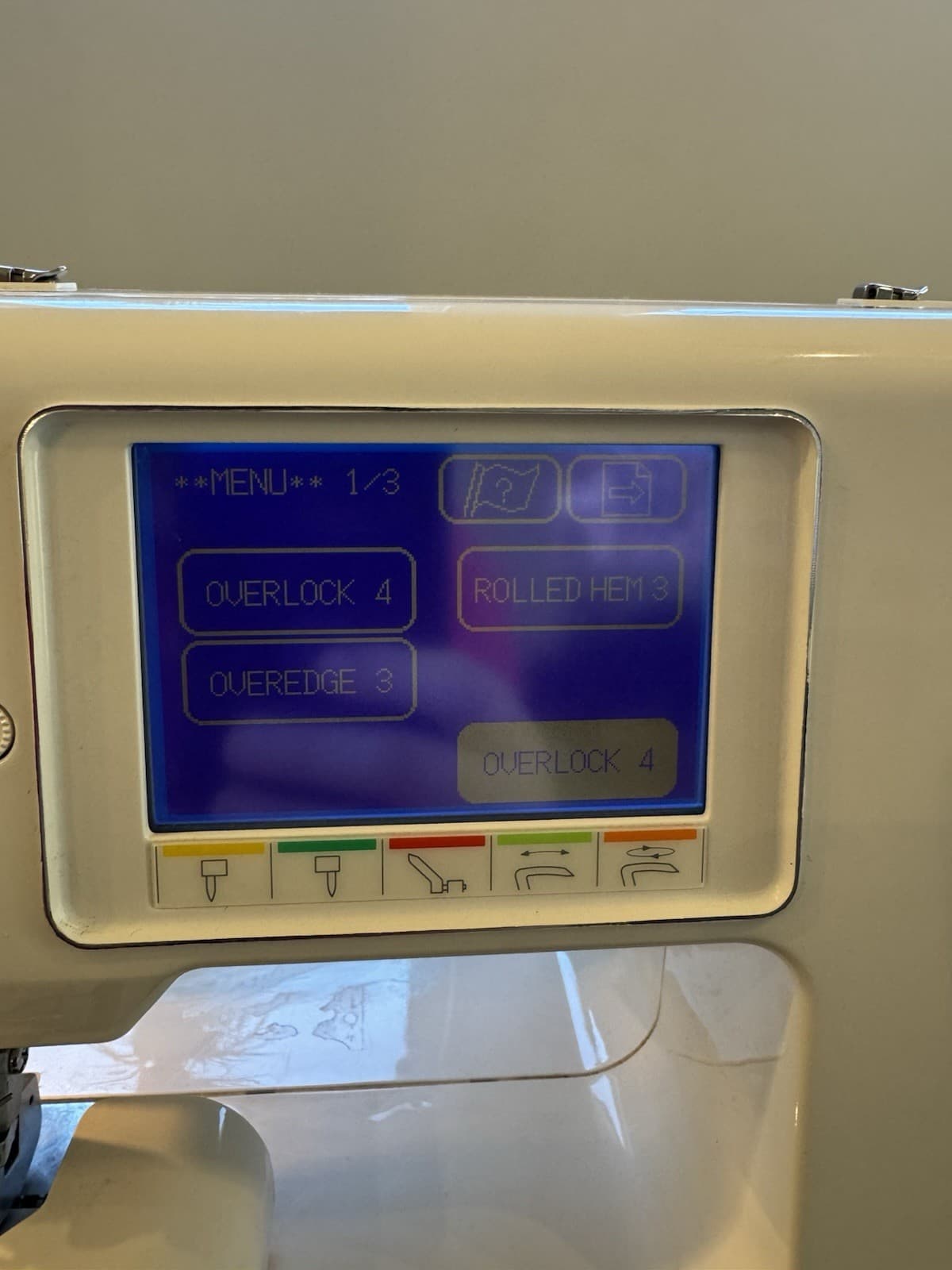 Janome 5 Thread Serger Compulock 888 Memory Craft owners Cord And Foot Pedal 2