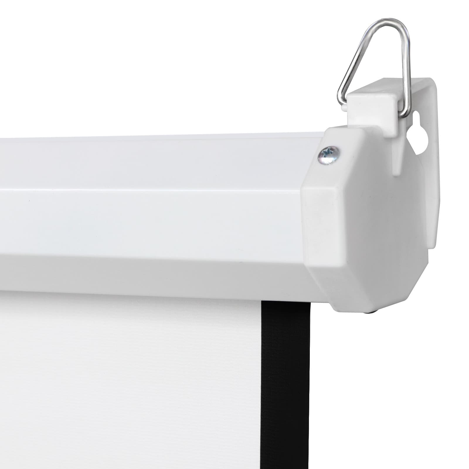 Manual Pull Down 100 Inch 16:9 Projector Projection Screen Home Theater Movie 4