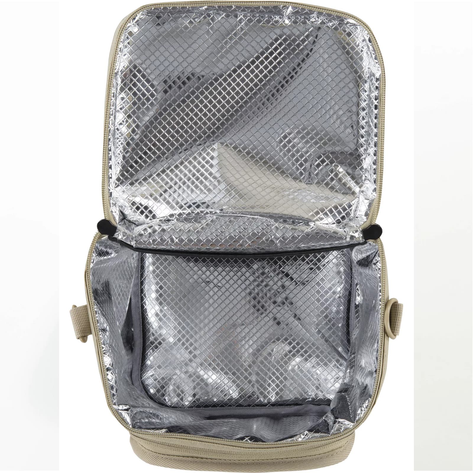 Nike Futura Sport Insulated PEVA Lunch Bag Kaki /Black/ Blue Tactical 6.75L 3