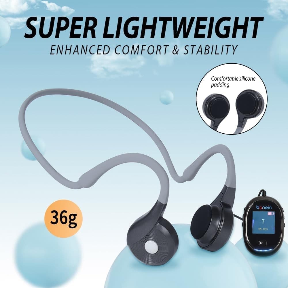 Bone Conduction Hearing Headset 7 Frequency Modes 2 Hour Charge 10 Hour Playtime 5