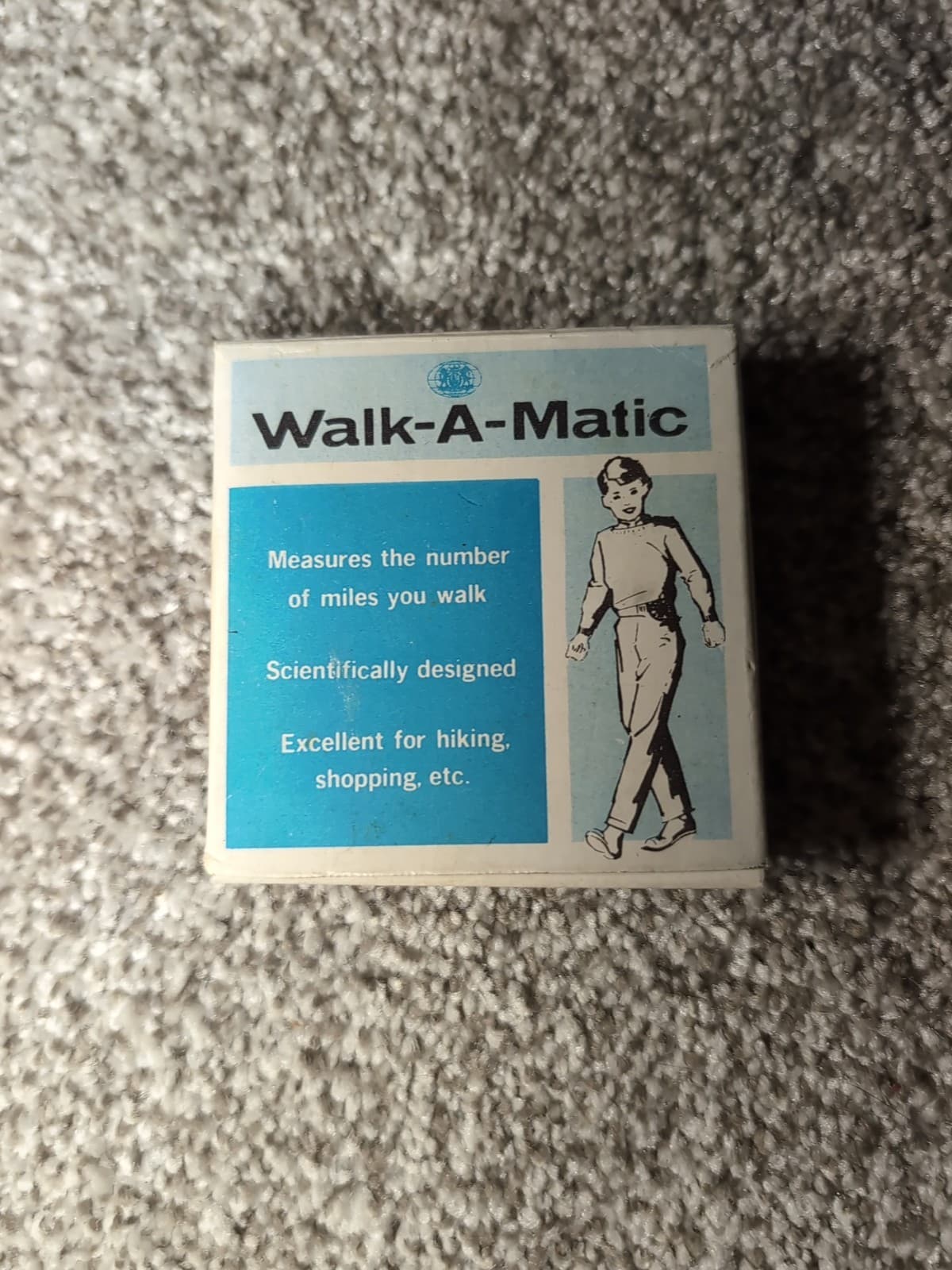 Vintage Pedometer Walk A Matic Mechanical Pedometer 