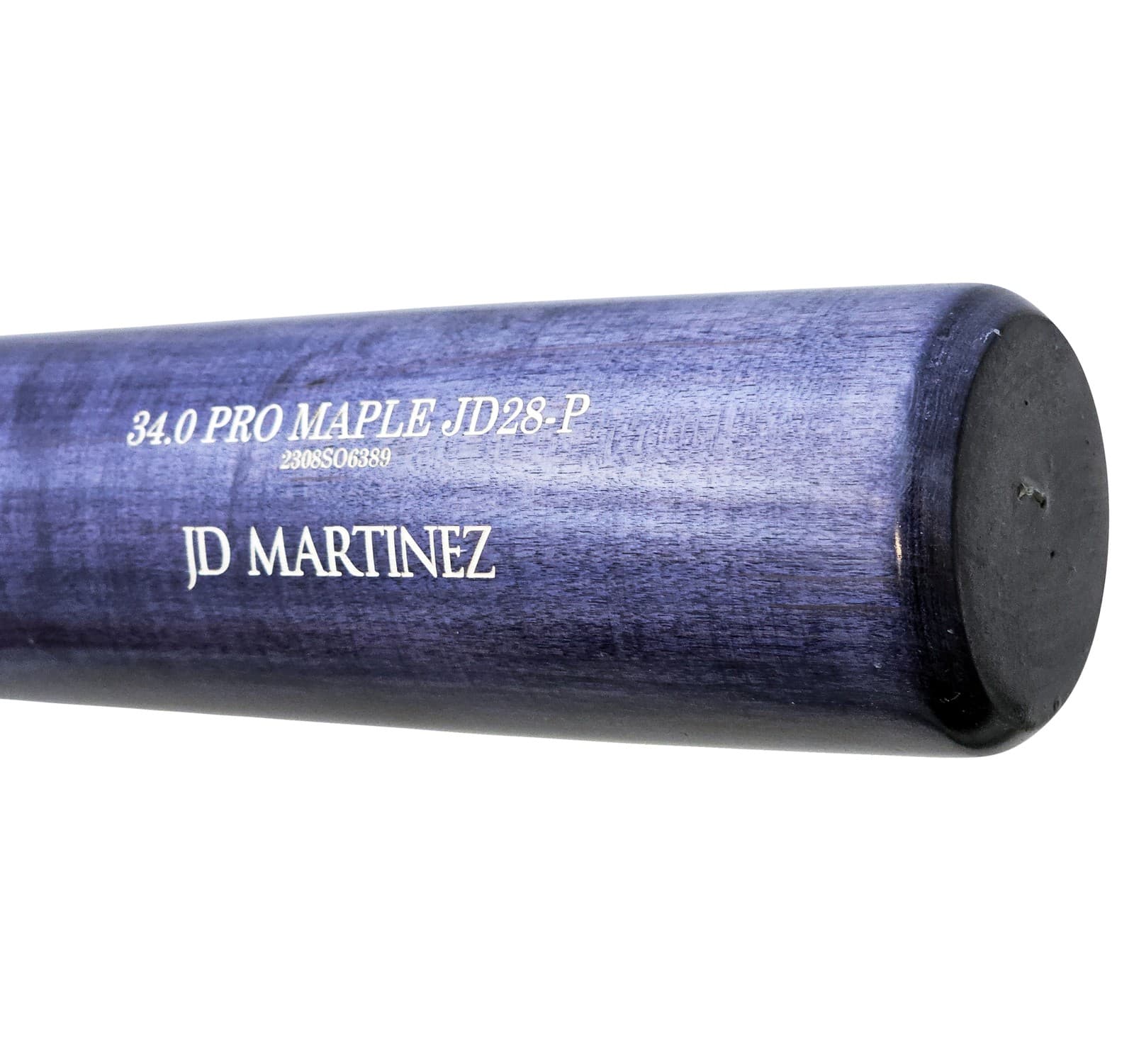 JD Martinez Auto Blue & Grey Old Hickory Pro Maple Bat Red Sox Tigers Beckett 6