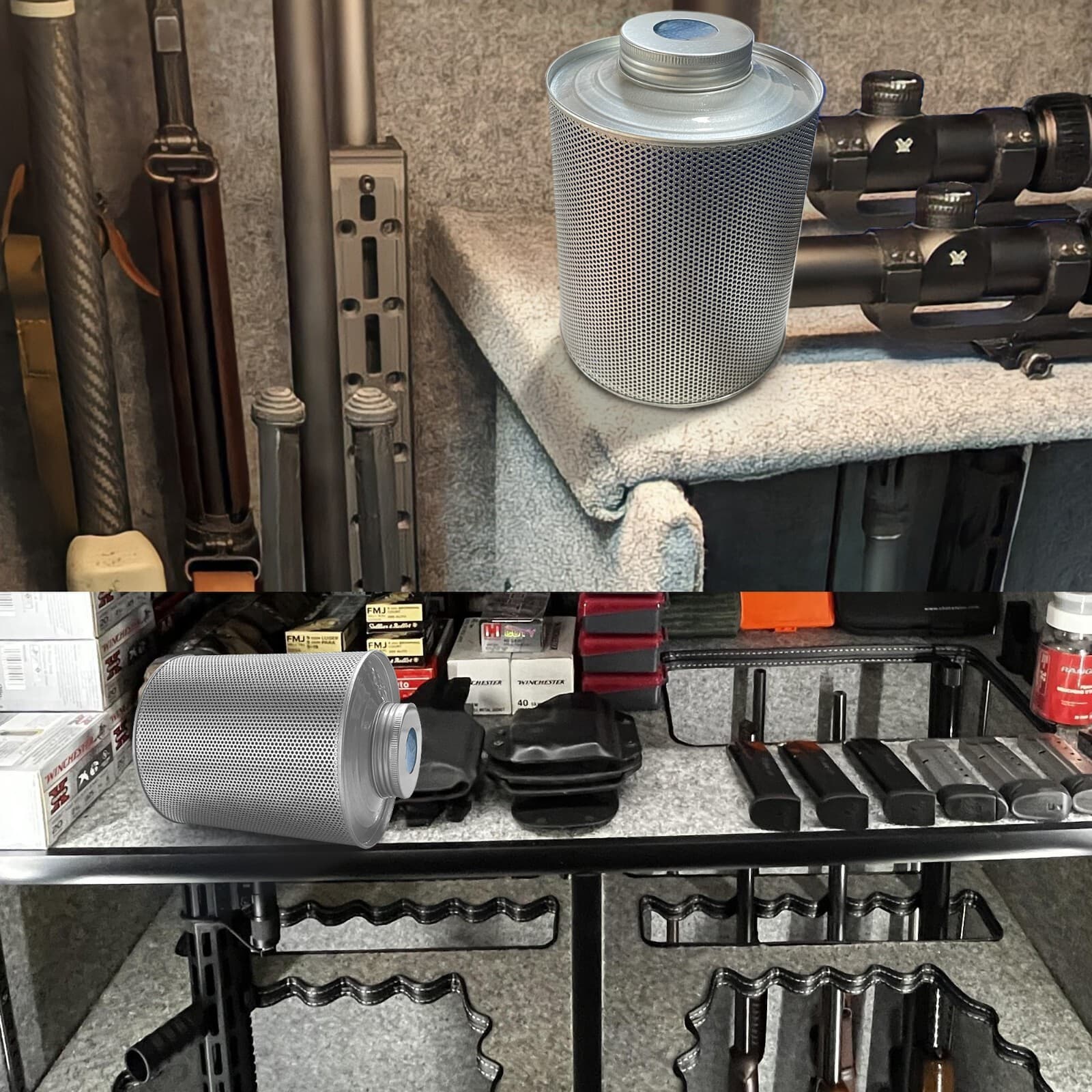 800 Grams Silica Gel Reusable Canister Desiccant, 1 Pack Gun Safe Dehumidifier 5