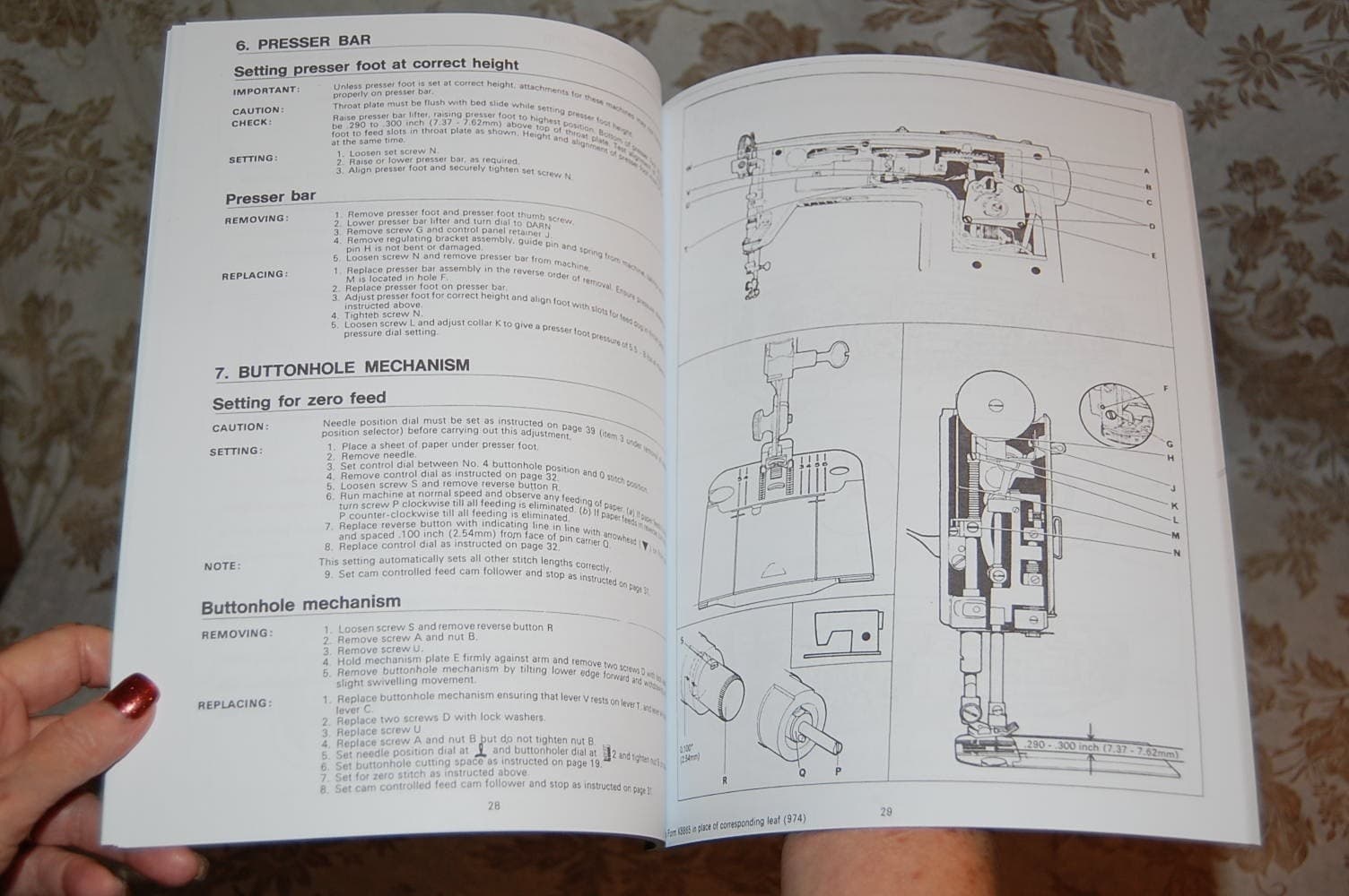 80-Page Service Manual for Singer 518 538 514 534 513 533 Sewing Machines 6