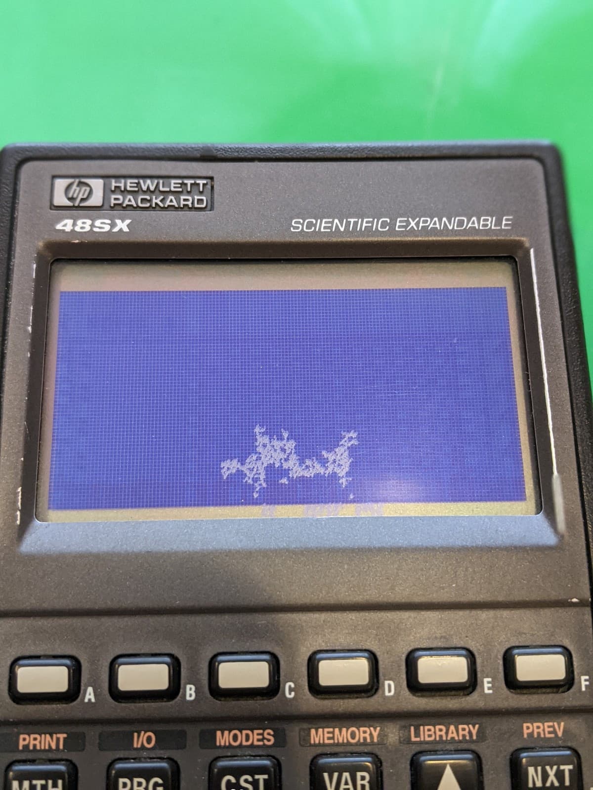 Hewlett Packard HP 48SX Scientific Expandable Calculator USA Broken Pixels Read 5