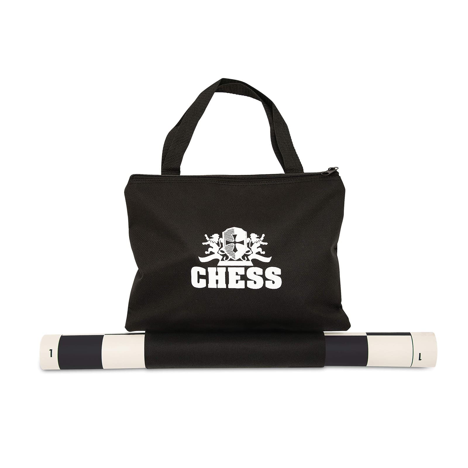 WE Games Best Value Tournament Chess Set, Black Board, Pieces, Bag, Instructions 6