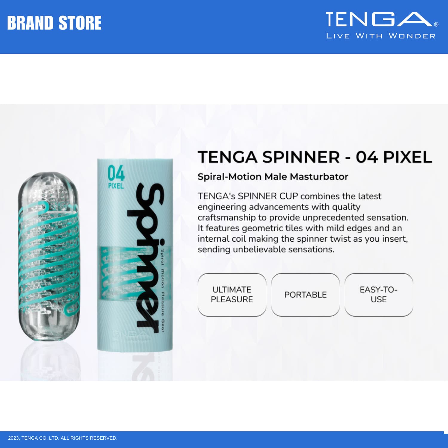 TENGA SPINNER Reusable Spiral-Motion Male Masturbator/Stroker Bundle NWT NIB 3