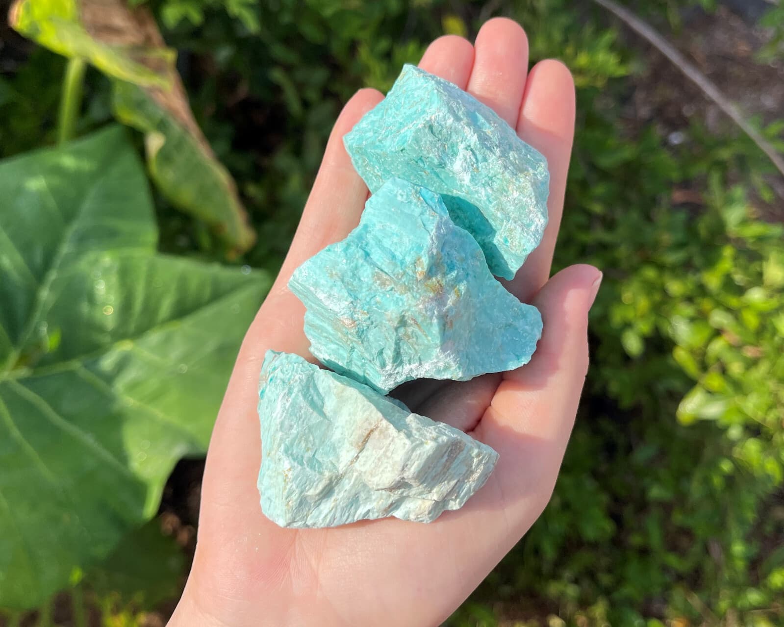 LARGE Turquoise Rough Natural Stones (2-4"): Choose Oz or lb Wholesale Bulk Lots 5