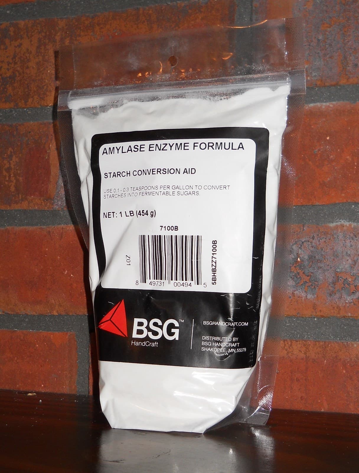 AMYLASE ENZYME 1 LB FOR DISTILLERS MOONSHINERS AND HOME BREWING LIGHT BEERS 3