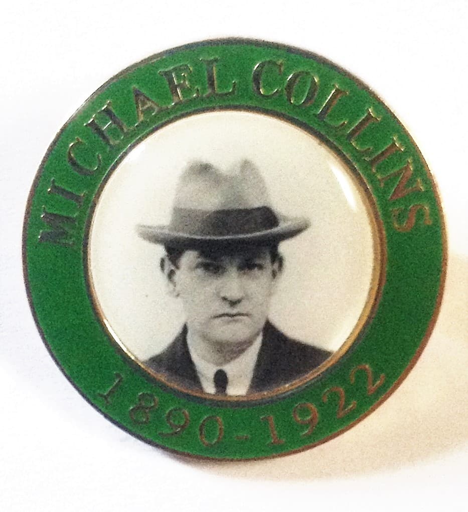 MICHAEL COLLINS BADGE METAL