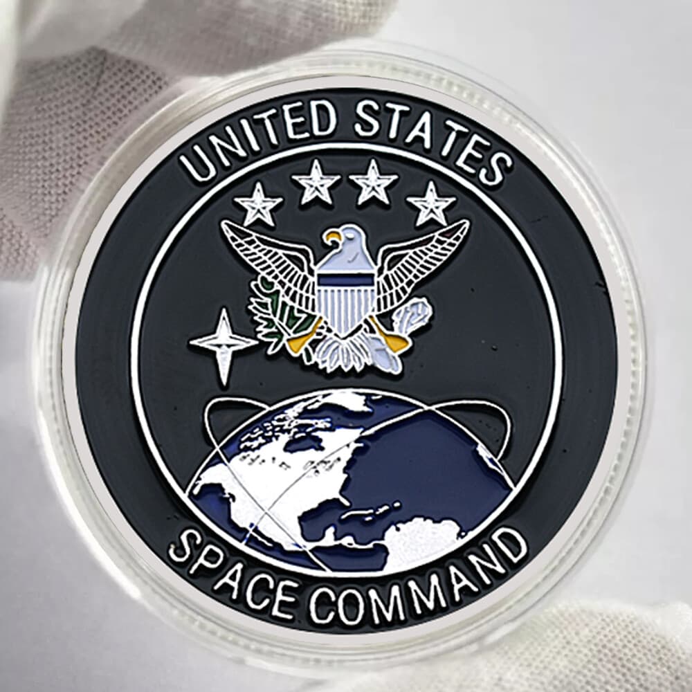 US Space Force MMXIX Silver Coin Department of The Air Force Metal Medal Gift 4