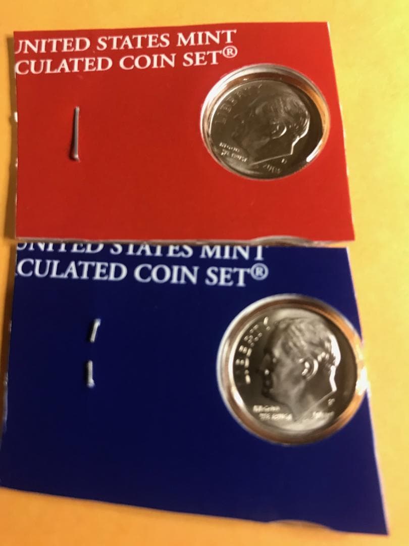 2009 p+d SATIN FINISH ROOSEVELT DIMES IN SEALED MINT PLASTIC NICE L@@K
