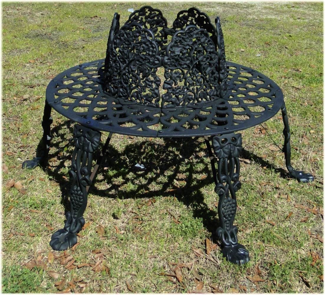 Victorian Tree Surround Garden Bench 48 Inch Diameter 2