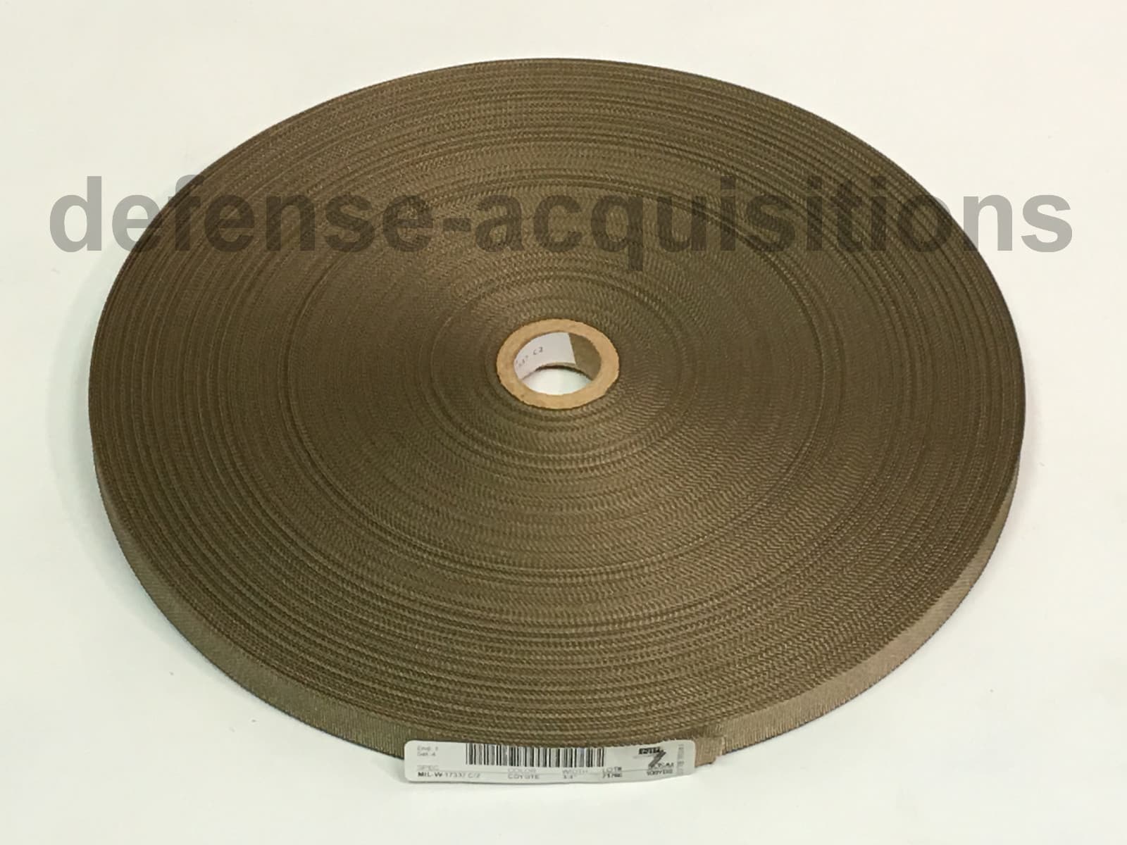MilSpec Military Webbing 3/4 INCH MIL-W-17337 C2 COYOTE Per Yard 5