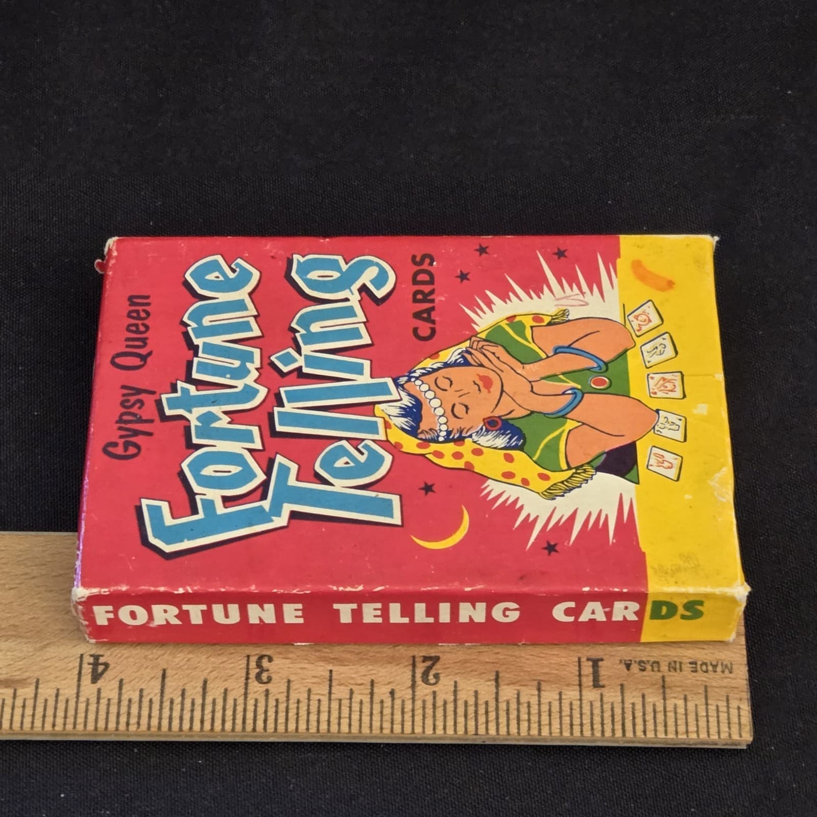 Gypsy Queen Fortune Telling Card Game Original Box & Instructions Fairchild Vtg  4