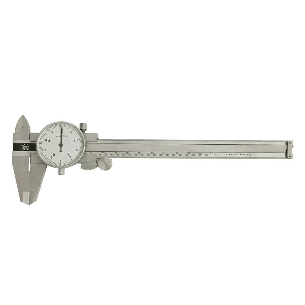 150mm/0.05mm Precision Hardened Stainless Steel Metric Dial Caliper 2