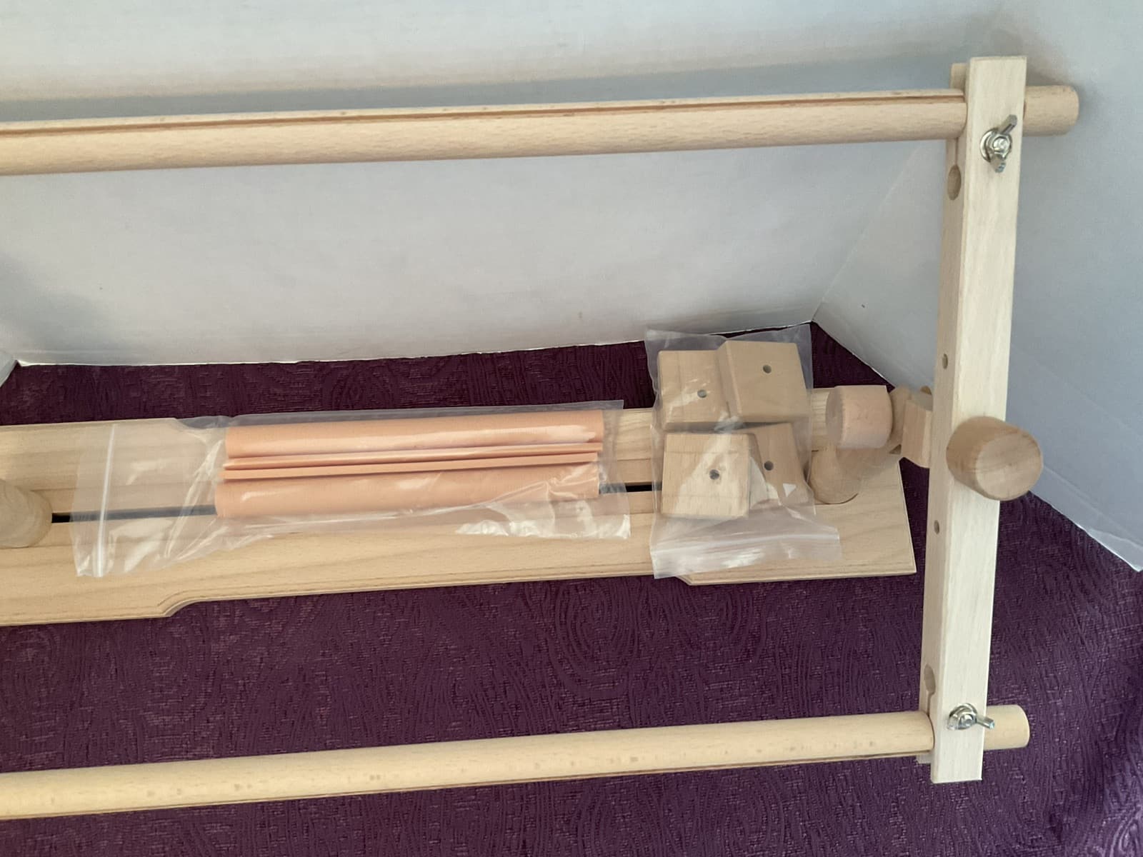 Beech Wood Frame Stand Multi Functional Lap or Table 12" Maximum Capacity New 4