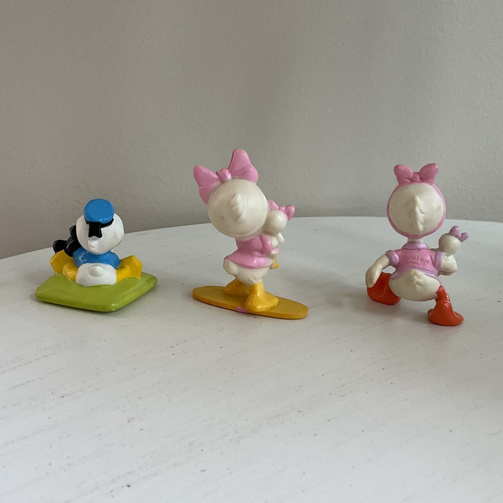Disney Figurines Baby Donald Duck 1984, Baby Daisy Duck 1991, Daisy 1986 Vintage 4