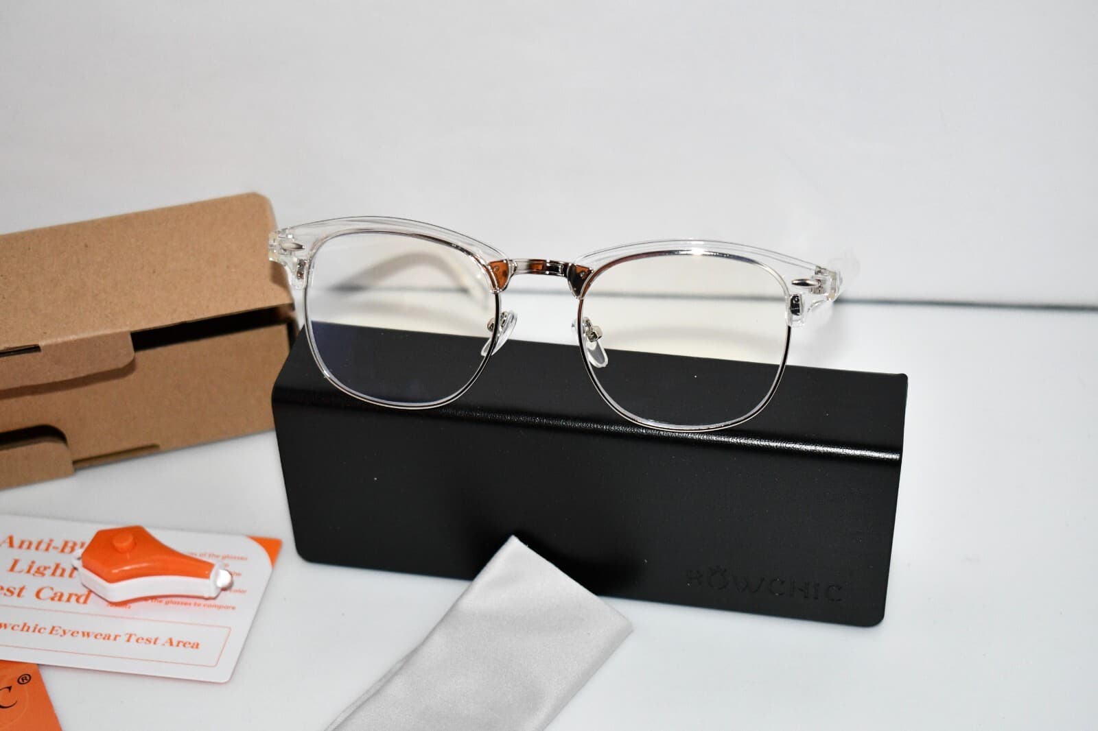 ROWCHIC Blue Light Blocking Glasses – Lightweight Glasses, Anti-Eye Strain UV Gl 2