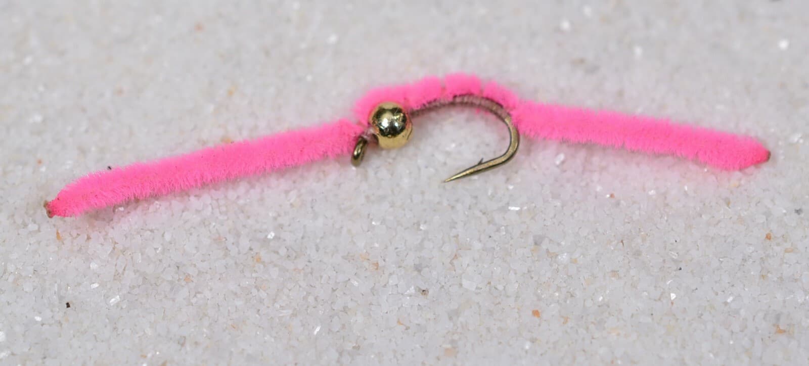 1 Doz Tungsten Bead San Juan Worm Nymph Fishing Flies - Mustad Signature Hook 4