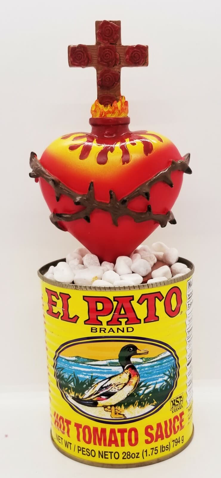 6 Large Empty El Pato Cans for Crafts, Centerpieces Weddings Quinceaneras WOW!! 3