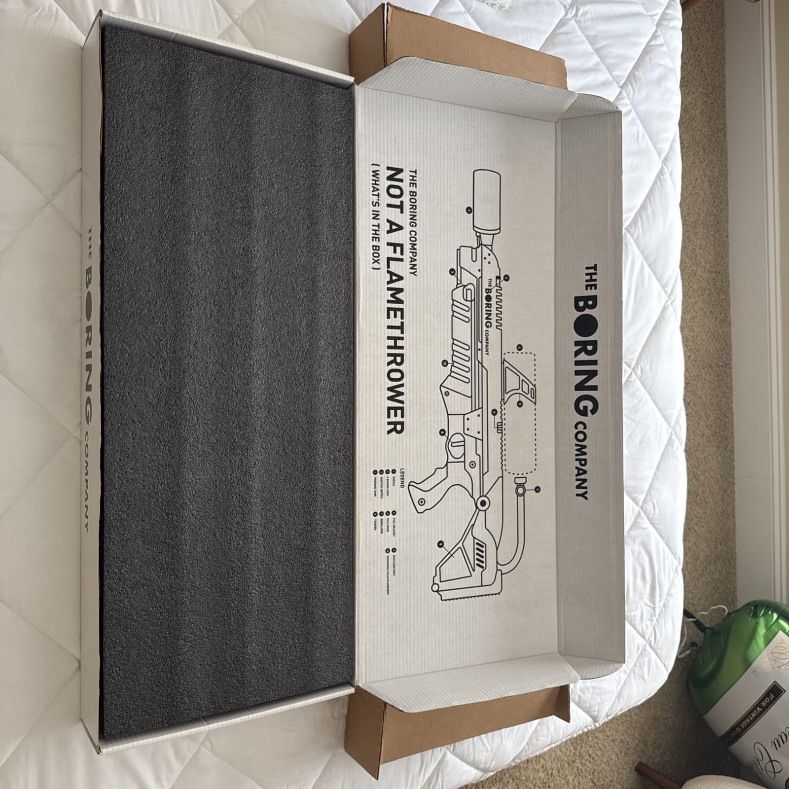 Not A Flamethrower Serial #60 The Boring Company * Ultra Rare Gem * 3