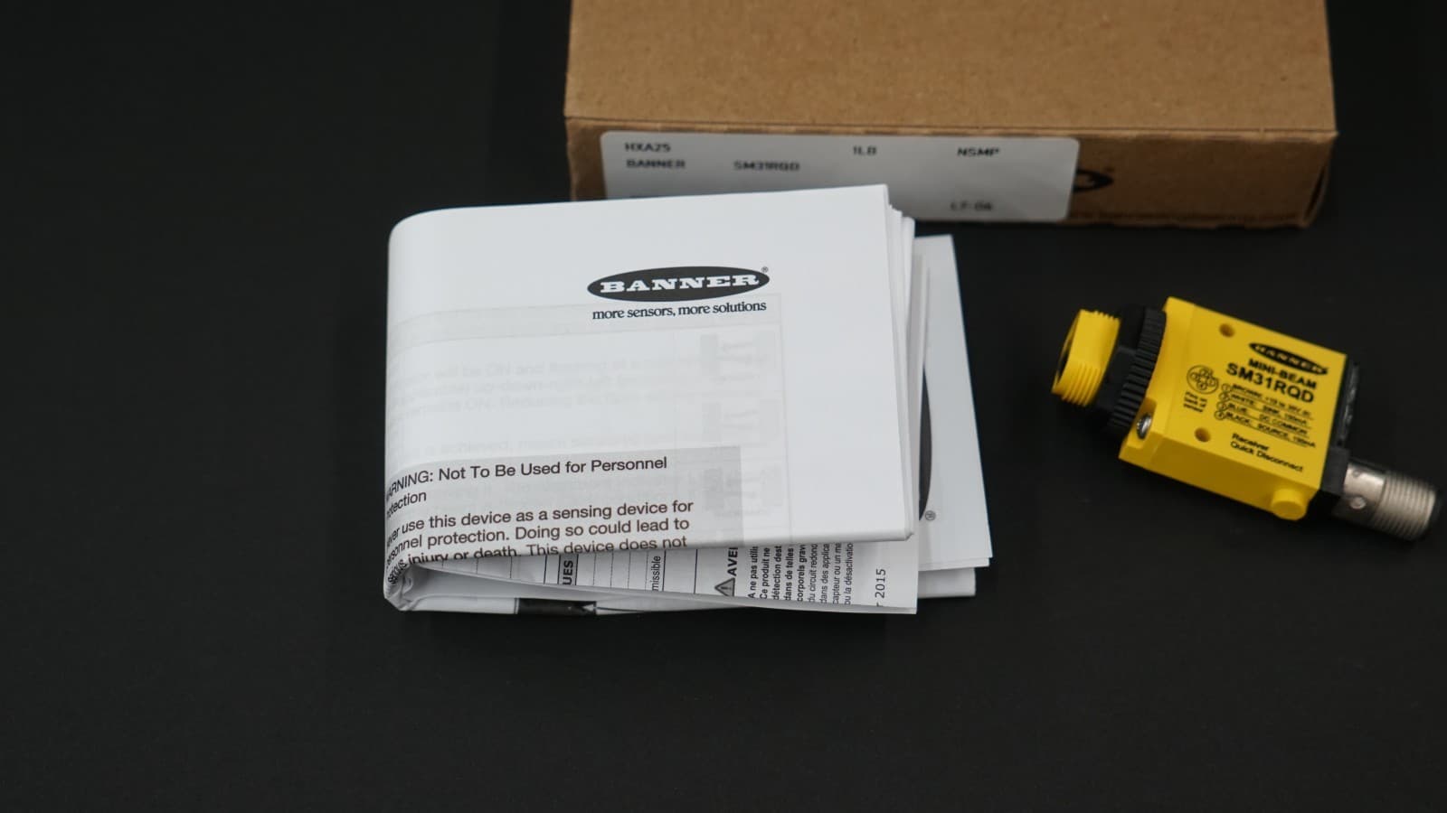 Banner Engineering SM31RQD Photoelectric Sensor, Mini-Beam Series, 10-30VDC 6